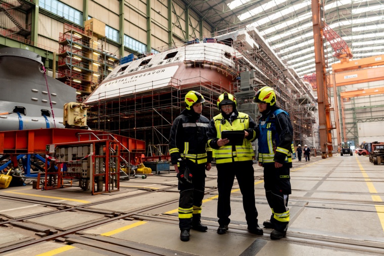 Photo: Klar Schiff! Hightech-Sicherheitskonzept für MV Werften in Wismar,...