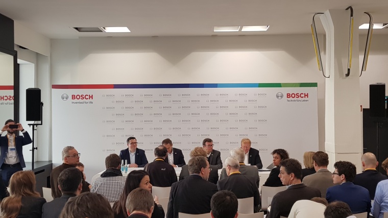 Auf der Bosch Pressekonferenz