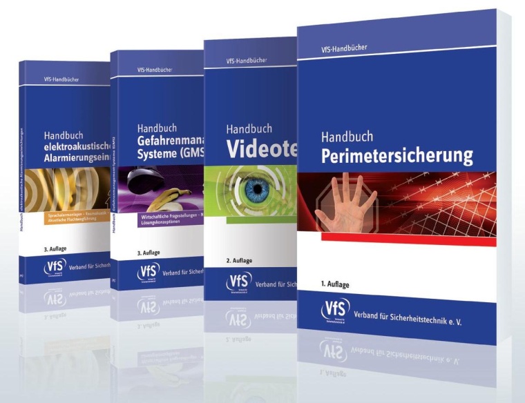 Vier VfS-Handbücher zu den Themen: Perimetersicherung, Videotechnik,...