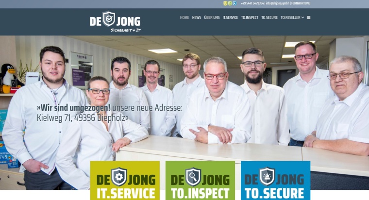 Photo: De Jong: Sicherheit von Zutrittskontrolle bis IT