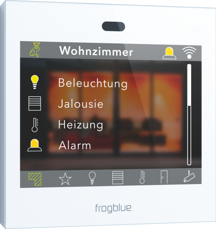 FrogDisplay: möglich sind Ereignisanzeigen, Statusinfos, Internet-TV - und...