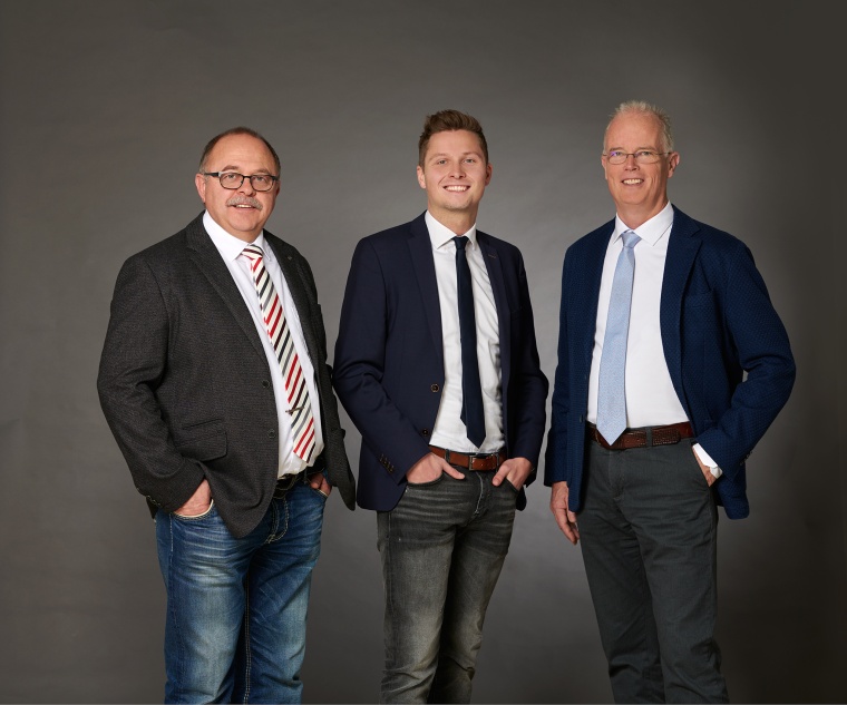 Die drei Geschäftsführer der MAB Meldeanlagenbau GmbH: Peter Meyer, Lars...