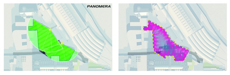 Mit nur acht Panomera-Systemen werden 8.800 qm der Kölner Domplatte abgedeckt....