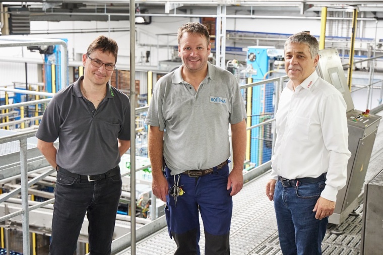 Von links nach rechts: Till Beyer, CEO und Inhaber von Beyer Maschinenbau,...