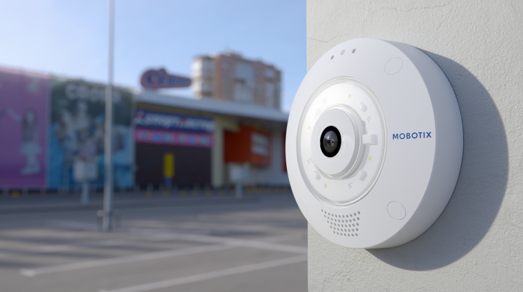 Mobotix-Außenkamera. Foto: Mobotix