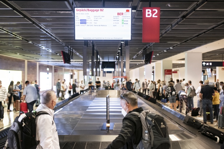 BER Flughafen Gepäckausgabe Geräteintegrierter Brandschutz. © Bild:...