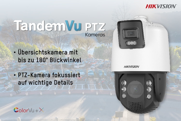 Hikvision hat seine neue TandemVu PTZ-Kameraserie auf den Markt gebracht, die...