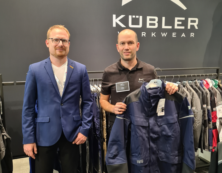 Daniel Pusch (rechts), Leiter Brand Management bei Kübler Workwear,...