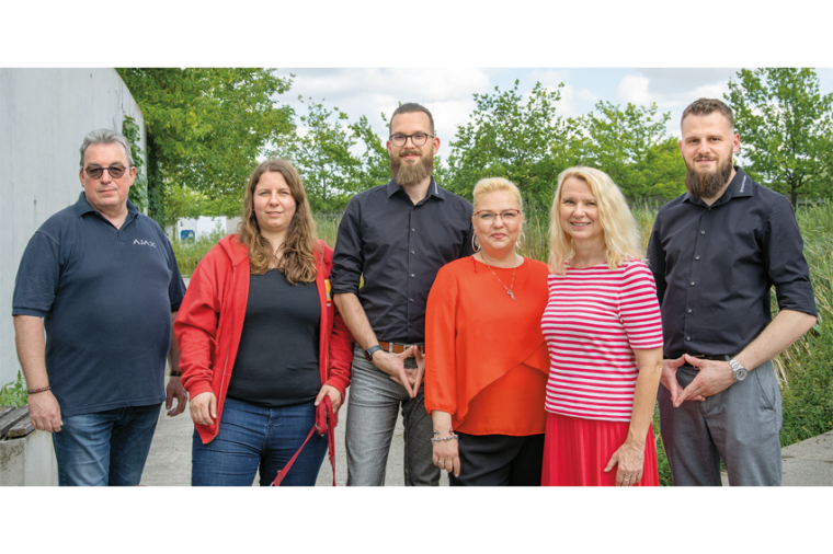 Thomas Härtel, Graef Systemtechnik; Mareen Esmeier, Leiterin Tierheim; Peter...