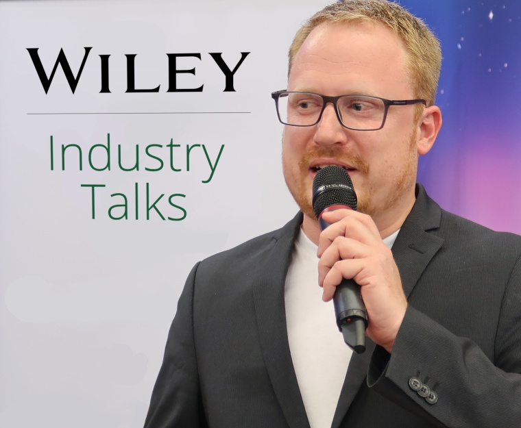 Moderiert den Wiley Industry Talk am 14. März: GIT-Redakteur Dr. Timo Gimbel