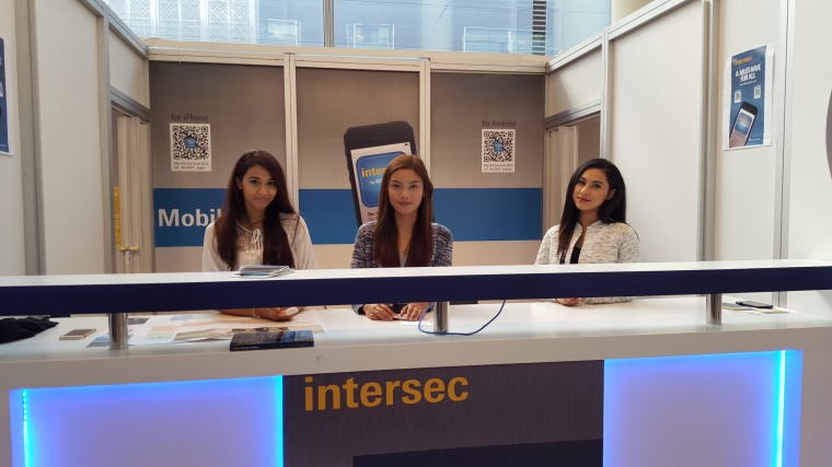 Free WiFi at the app booth at intersec. Download the app directly from there