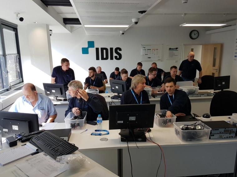 In the new UK office IDIS has doubled the capacity of training and...