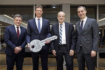 Inauguration: Dr. Zolt Sluitner, CEO Siemens Real Estate; Matthias Rebellius,...