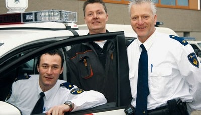 From left to right: Vincent Bodifee (project leader traffic crime), Gerard...