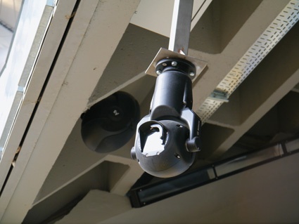 Vandal-resistant MIC 400 stainless steel cameras were installed close to the...