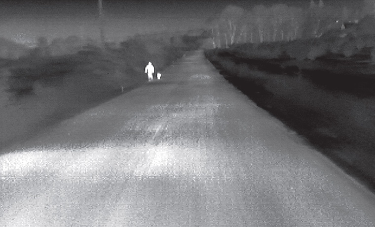 With thermal imaging the driver sees up to five times further than with...