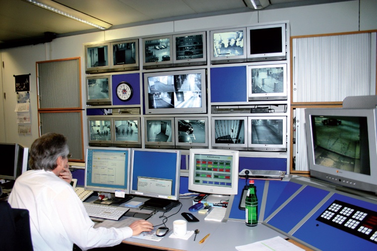 Control room at Commerzbank Tower