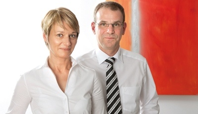 Katharina Geutebrueck and Christoph Hoffmann, both Directors of Geutebruck