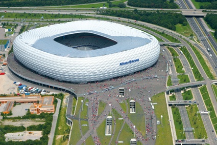 A new sensor concept in the Allianz Arena: A gigantic area is monitored in high...