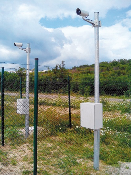 Thermal cameras secure the perimeter of the solar plant