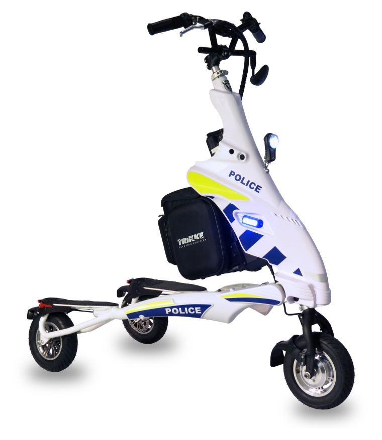 Transport Security Expo: Trikke electric vehicle for police use