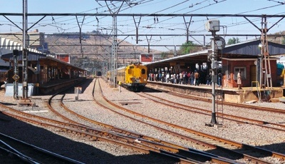 Rolling stock marshaling yards and open track sections are protected by both...