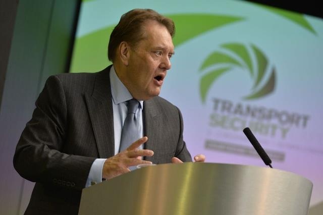 John Hayes, MP, UK Security Minister, opens Transport Security Expo 2015