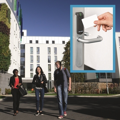 Thousands of authorized students come and go each day using Aperio locks 