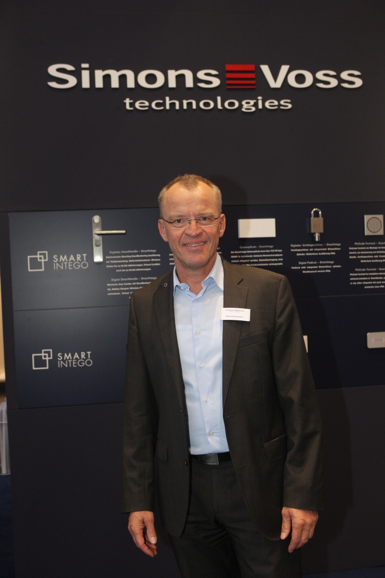 Bernhard Sommer, Managing Director SimonsVoss