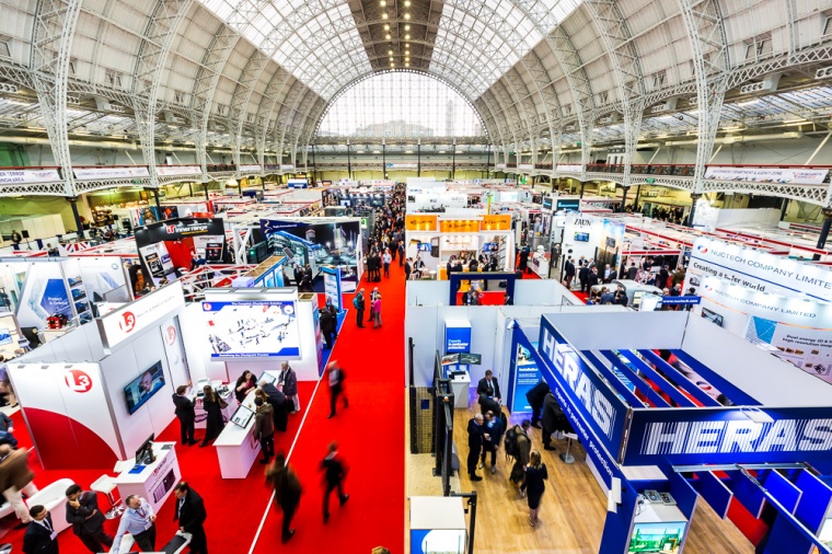 Busy aisles at UK Security Expo 2017