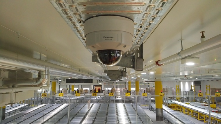 The cameras mounted within buildings deliver an overview of the ongoing...