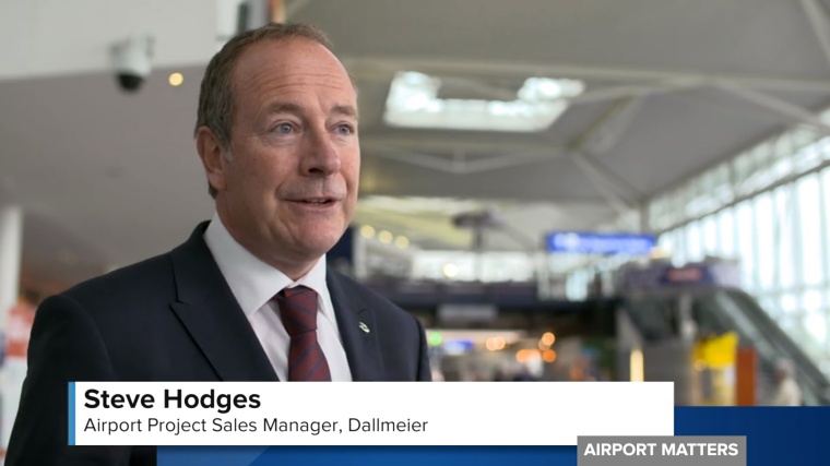 Steve Hodges,  Dallmeier’s Airport  Projects Sales Manager