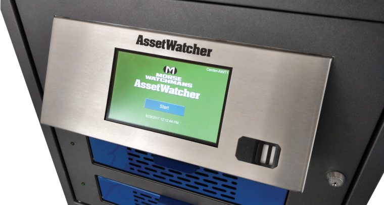 Morse Watchmans - touch panel for AssetWatcher RFID-enabled locker system