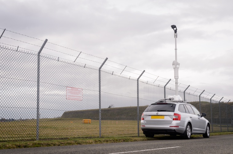 Woodway Engineering - vehicle-mounted camera to aid airport security