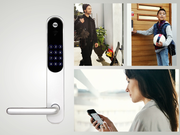The home alarm monitoring company integrates a smart lock from Assa Abloy