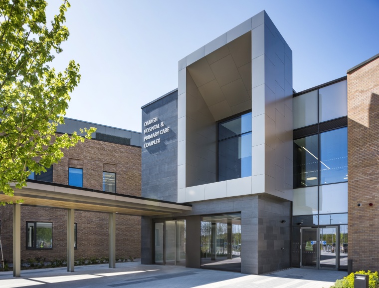 Omagh Hospital and Primary Care Complex opened in 2017, designed by Todd...