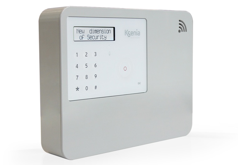 Home automation and security combined in one elegant central unit.