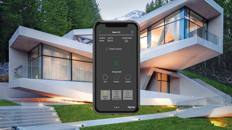 Ksenia’s smart home managing app: With lares 4.0 users can monitor their...