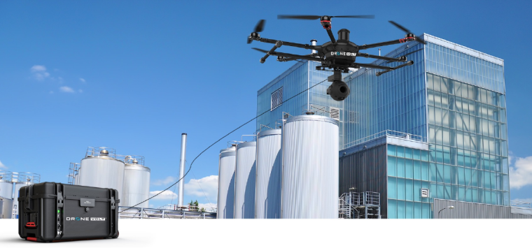 Photo: Drone Volt: Launch of Surveillance Drone at the Nuremberg IWA Fair