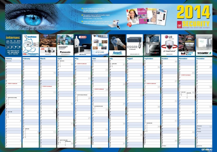 GIT SECURITY Wall Calendar 2014
