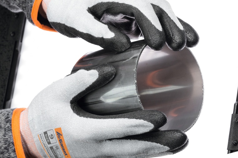 The silicone-free Garant cut resistant, PWIS conform gloves, tested by the...