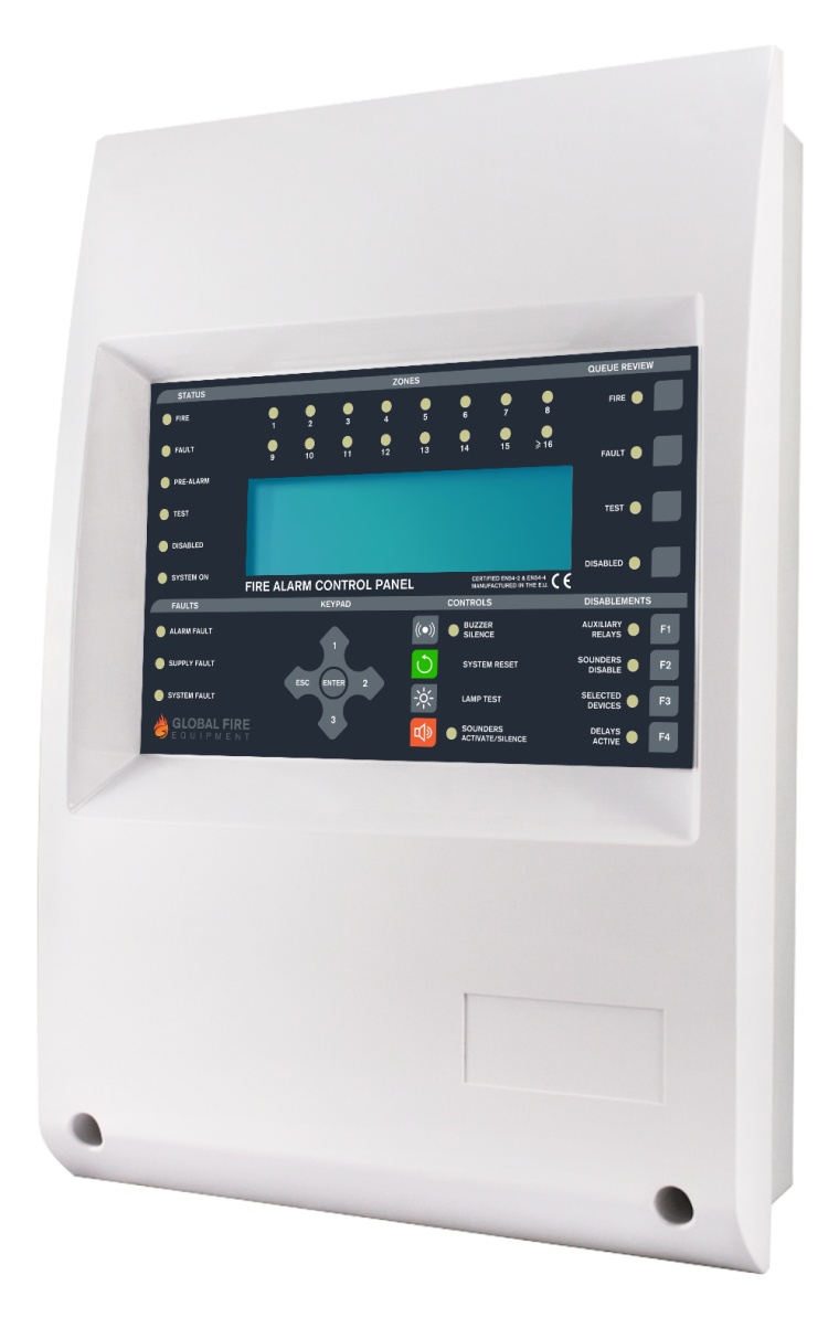 Versatile addressable single loop fire control panel from Global Fire Equipment...