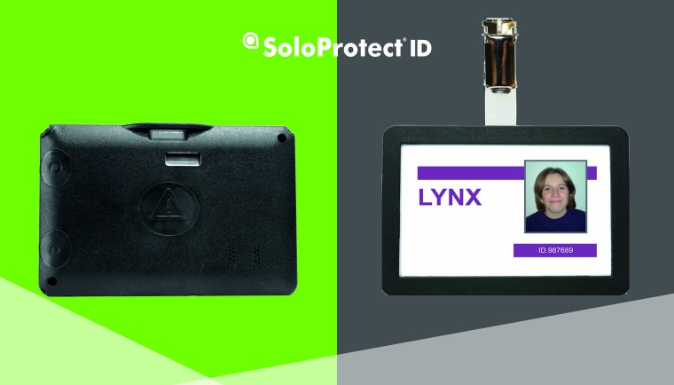 Utilising the ‘Soloprotect ID’, workers are equipped with an ID badge...