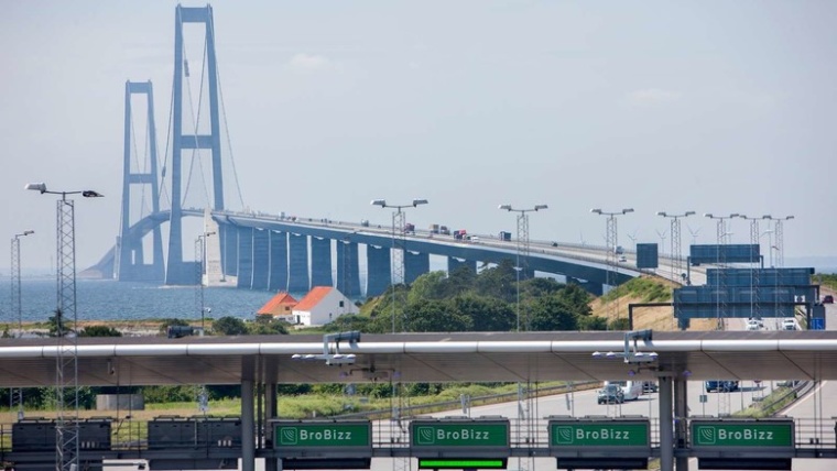 The Storebælt Link in Denmark straddles the Storebælt strait, a stretch of...