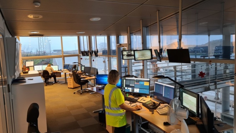 The Storebælt control room. (Photo: G4S Security Services Ltd.)