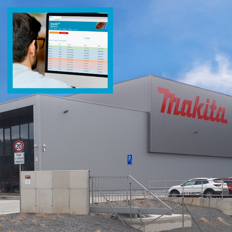 Makita’s premises are now equipped with a wide range of Incedo electronic...