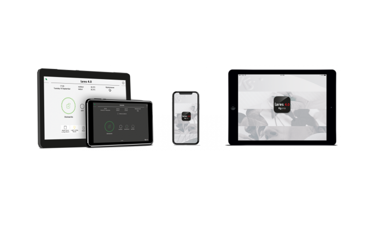Lares 4.0 provides convenient control of multiple systems from one device