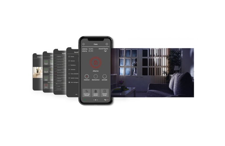 All the various elements of home security come together with the lares app