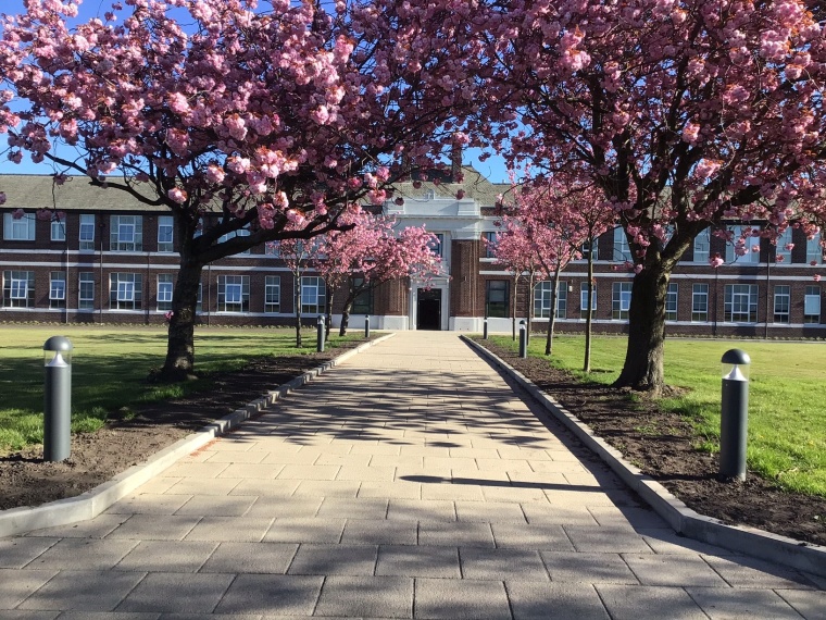 School Entrance of Wade Deacon Trust’s Hillside High School