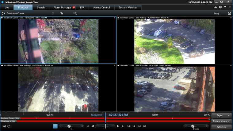 XProtect open platform video management software. ©Milestone Systems